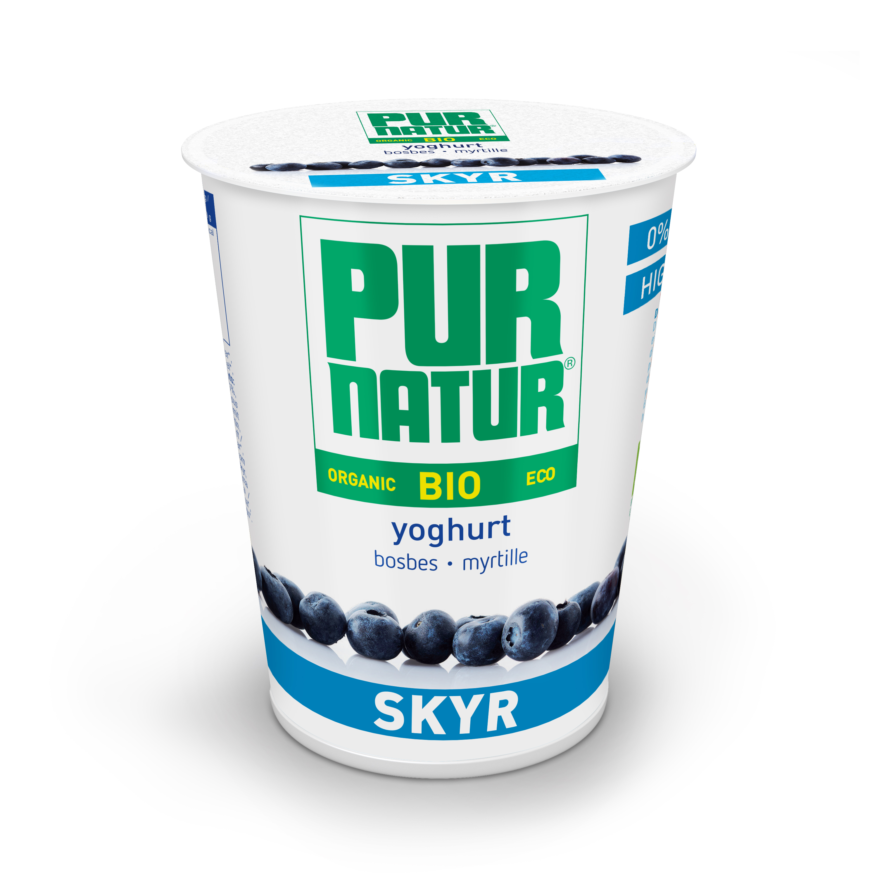 Pur Natur Yoghurt skyr bosbes bio 400g